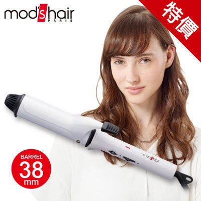 Mods Hair 38mm白晶陶瓷造型捲髮棒 捲棒 _MHI-3846-W-TW