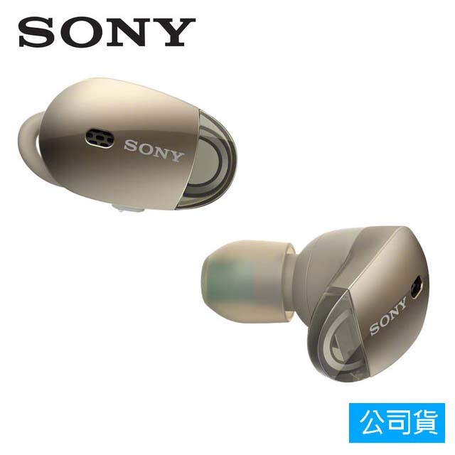 SONY索尼 真無線藍芽降噪入耳式耳機_公司貨 (WF-1000X) 金色