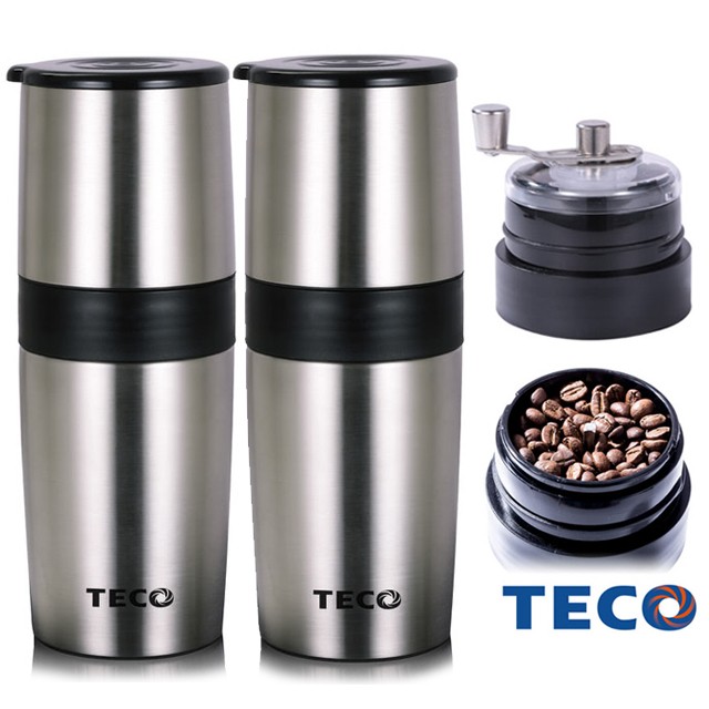 TECO 東元 多功能隨身手搖研磨咖啡杯 (超值2入組)