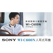 SONY 索尼 WI-C600N 無線降噪頸掛入耳式耳機(公司貨) 藍色