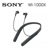 SONY索尼 智慧抗躁藍牙入耳式耳機 無線麥克風(WI-1000X) 黑色