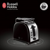 英國 Russell Hobbs Legacy 晶亮烤麵包機 晶亮黑 21293TW 