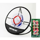 Golf 高爾夫小型切桿練習網+收納袋 加贈10顆高密度室內專用高爾夫泡棉球