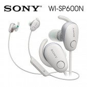 SONY索尼  無線藍牙降噪運動防水繞頸式耳機 續航力6HR(WI-SP600N)白色