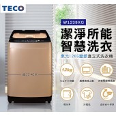 TECO 東元 12kg DD直驅變頻直立式洗衣機 (W1239XG)